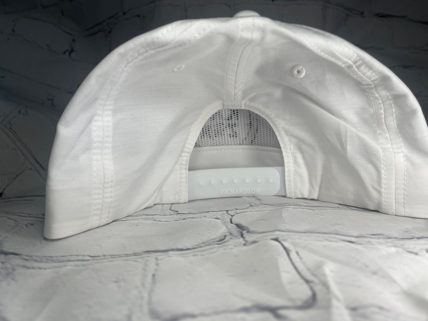 Kaizen white Richardson R active snapback rope hat
