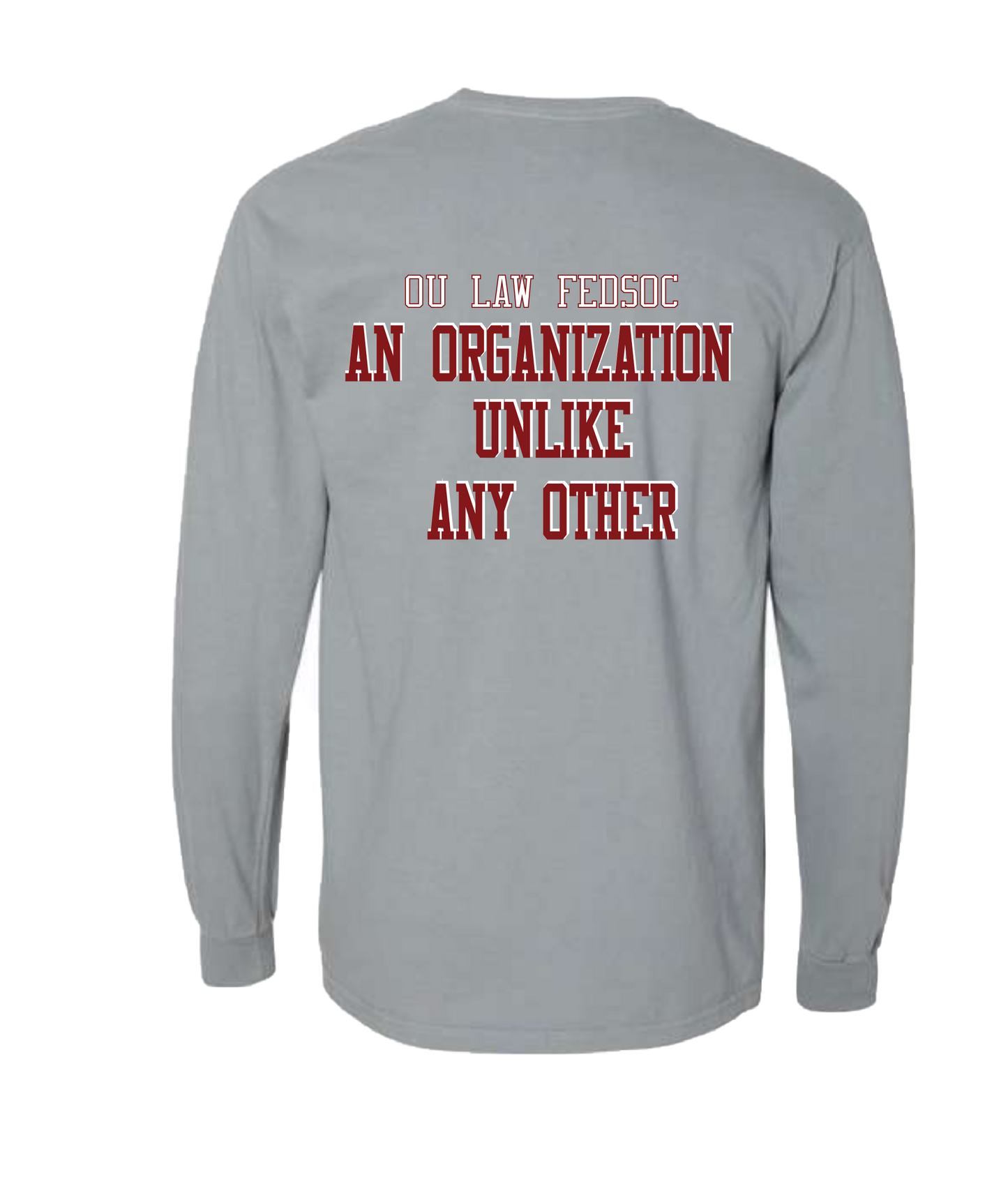 Oklahoma Law long sleeve pocket tee