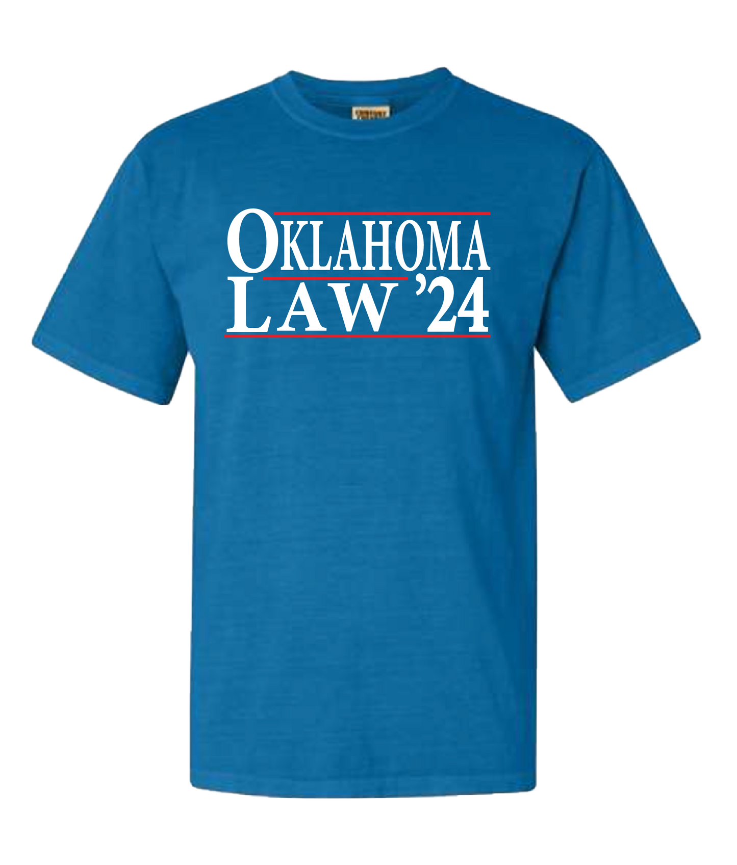 Oklahoma Law '24 campaign style (can customize year) t-shirt