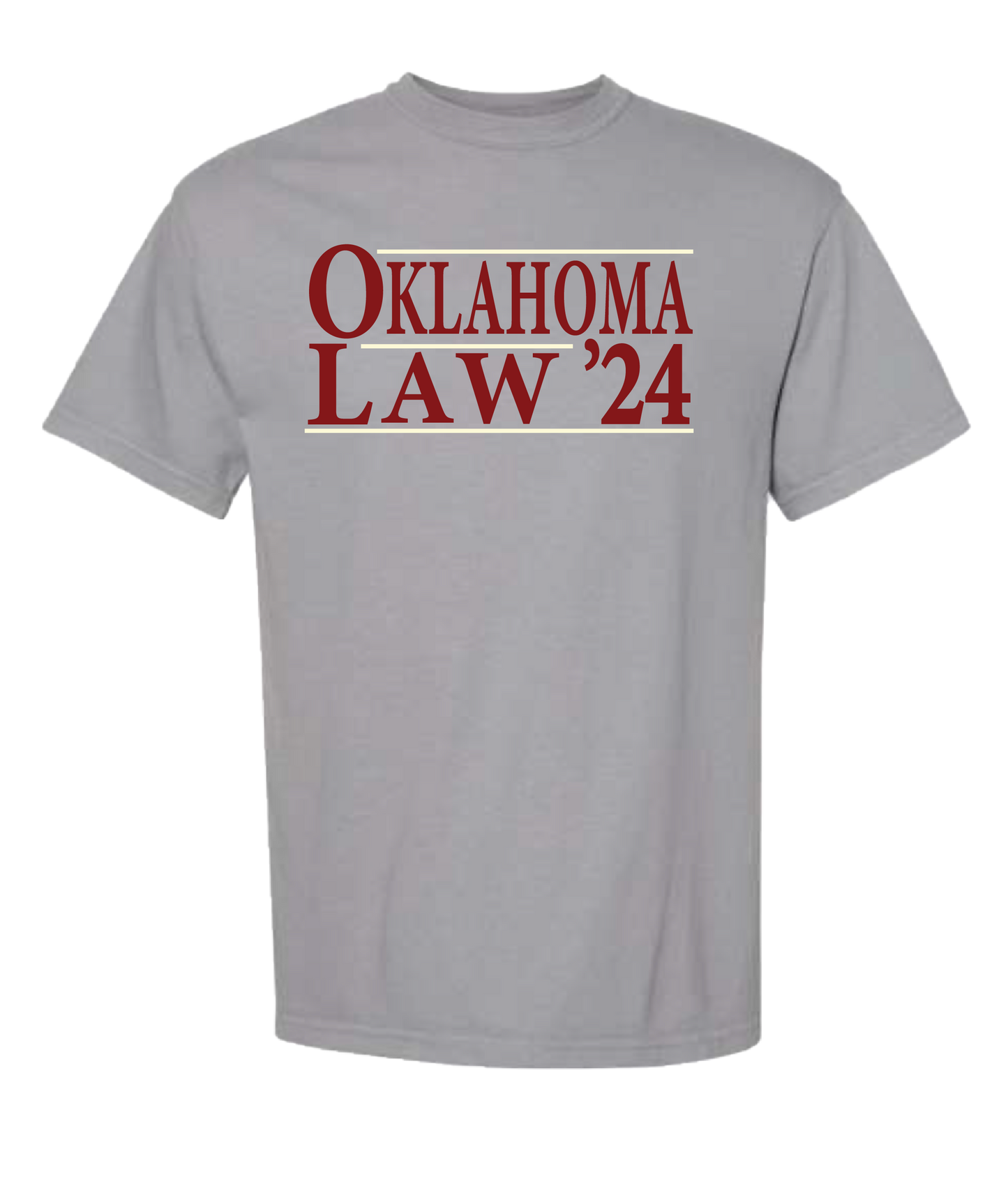 Oklahoma Law '24 campaign style (can customize year) t-shirt