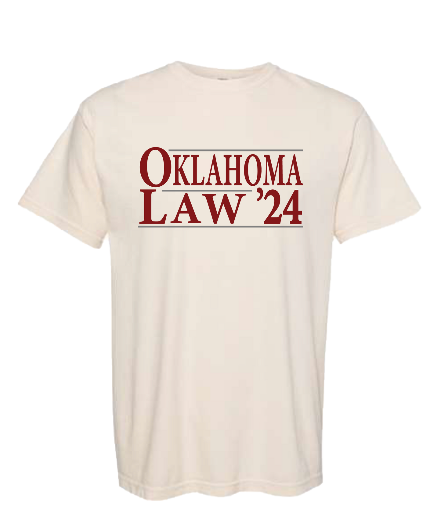 Oklahoma Law '24 campaign style (can customize year) t-shirt