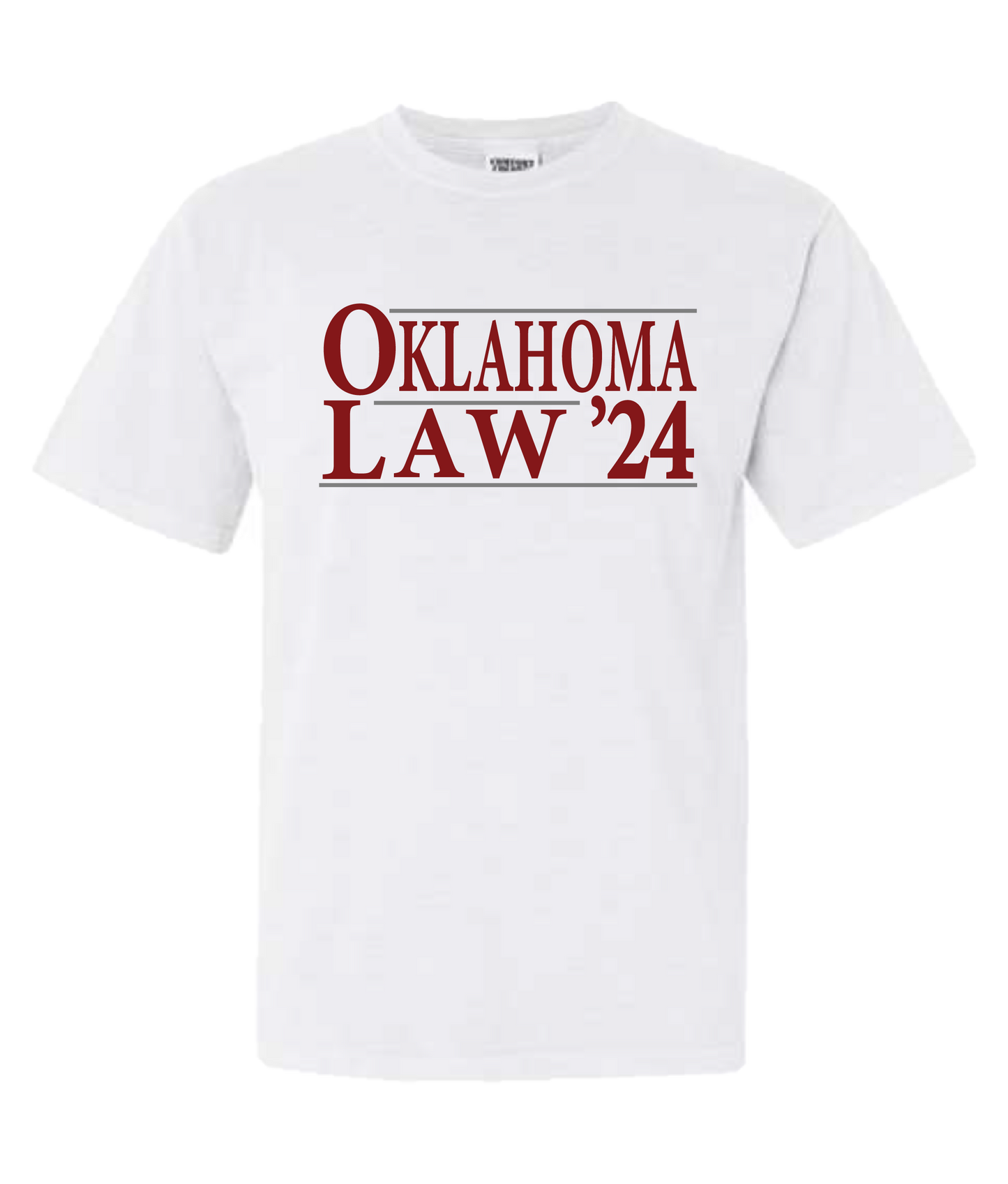 Oklahoma Law '24 campaign style (can customize year) t-shirt