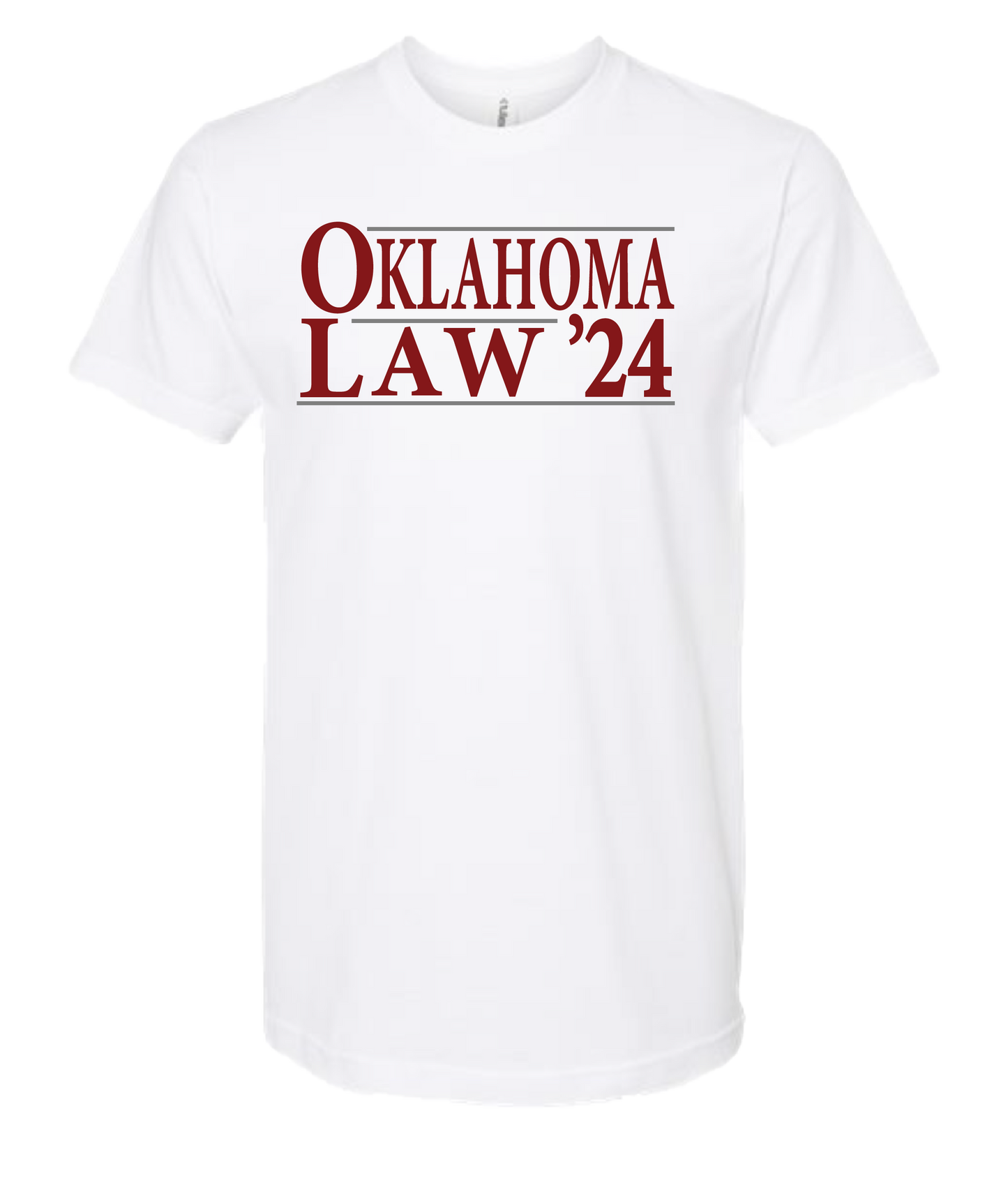 Oklahoma Law '24 campaign style (can customize year) t-shirt