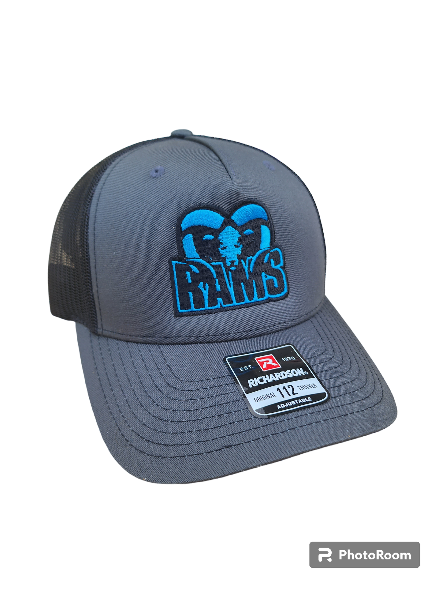 Rams design Richardson 112 dark gray with black mesh