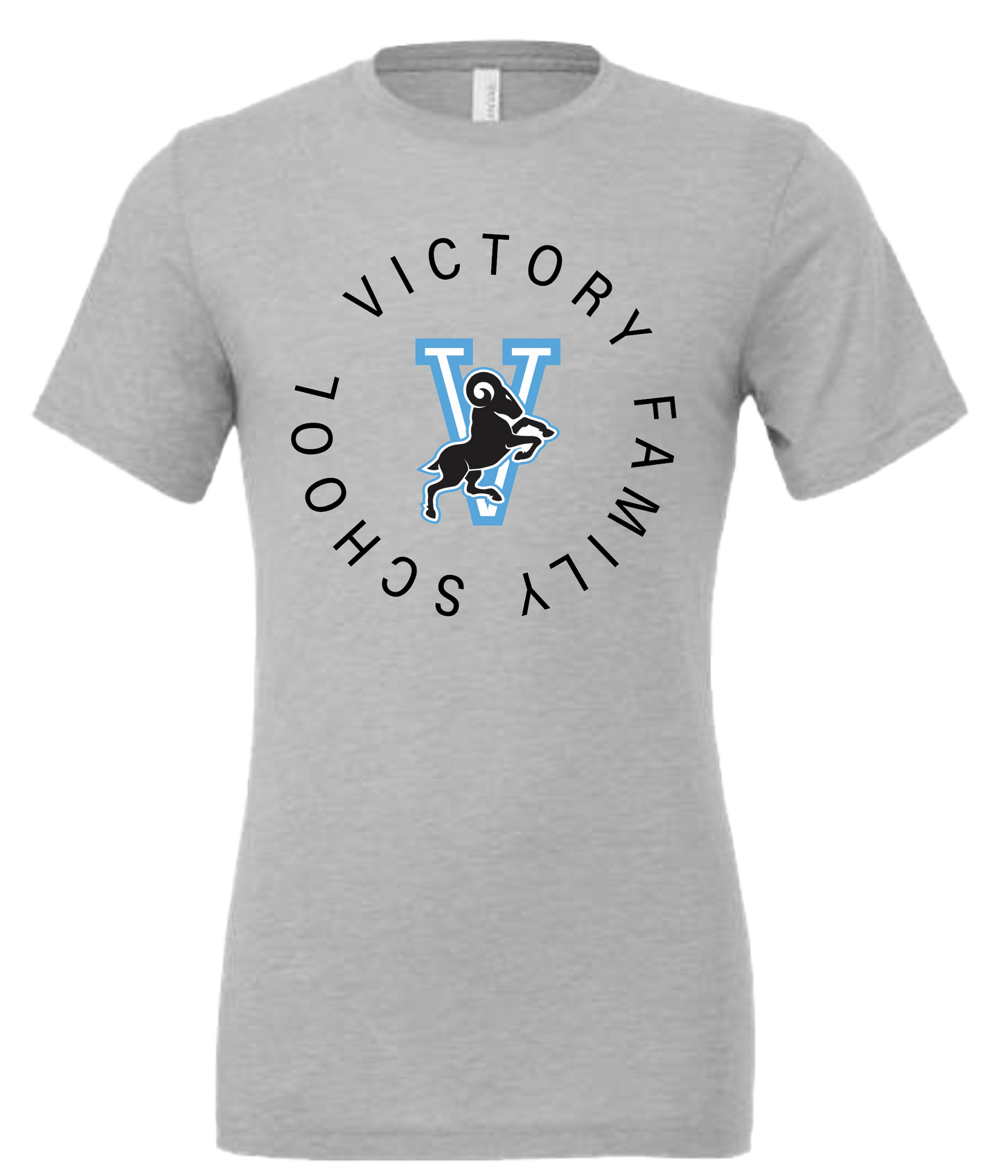 Victory Family School athletic V t-shirt
