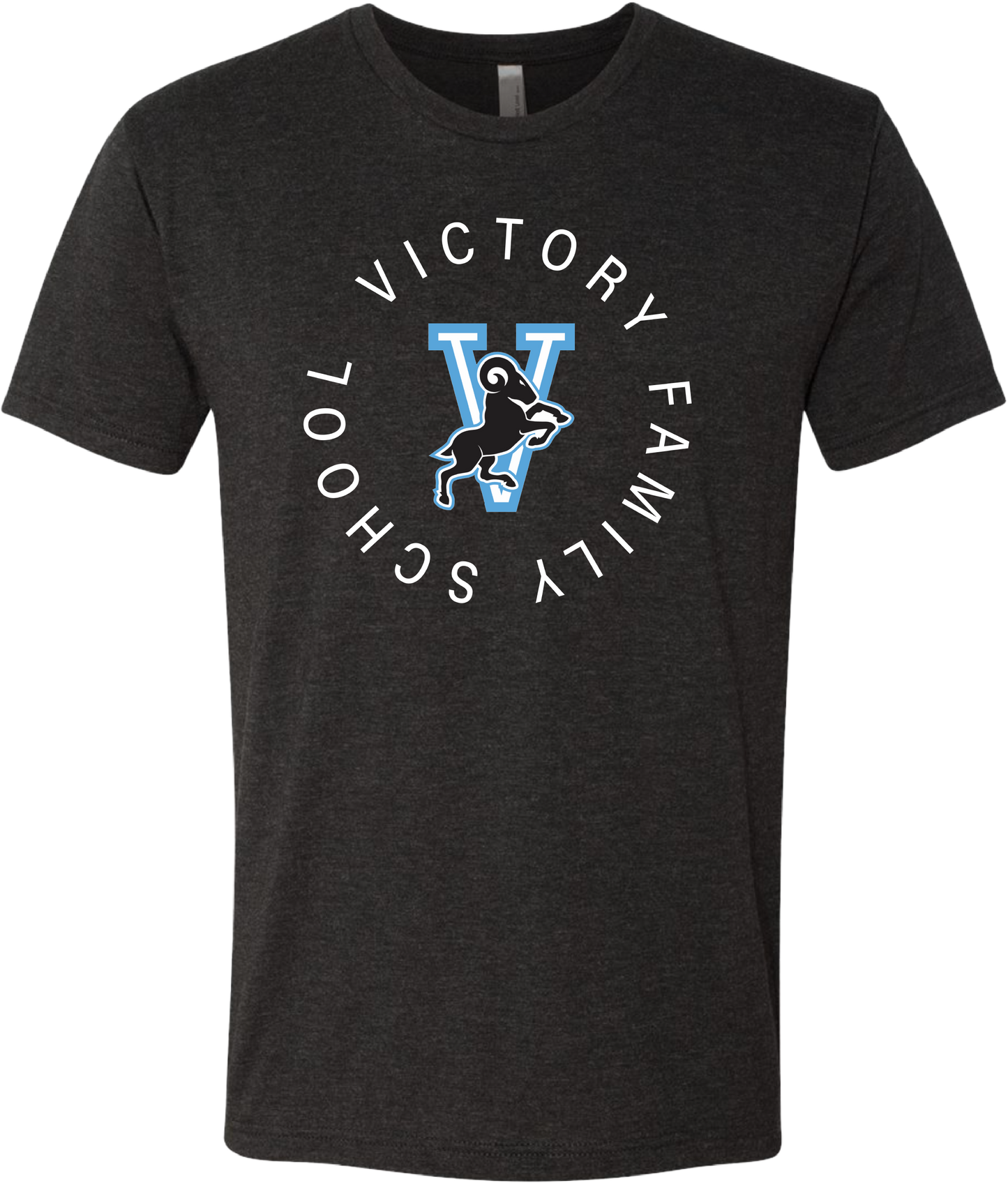 Victory Family School athletic V t-shirt