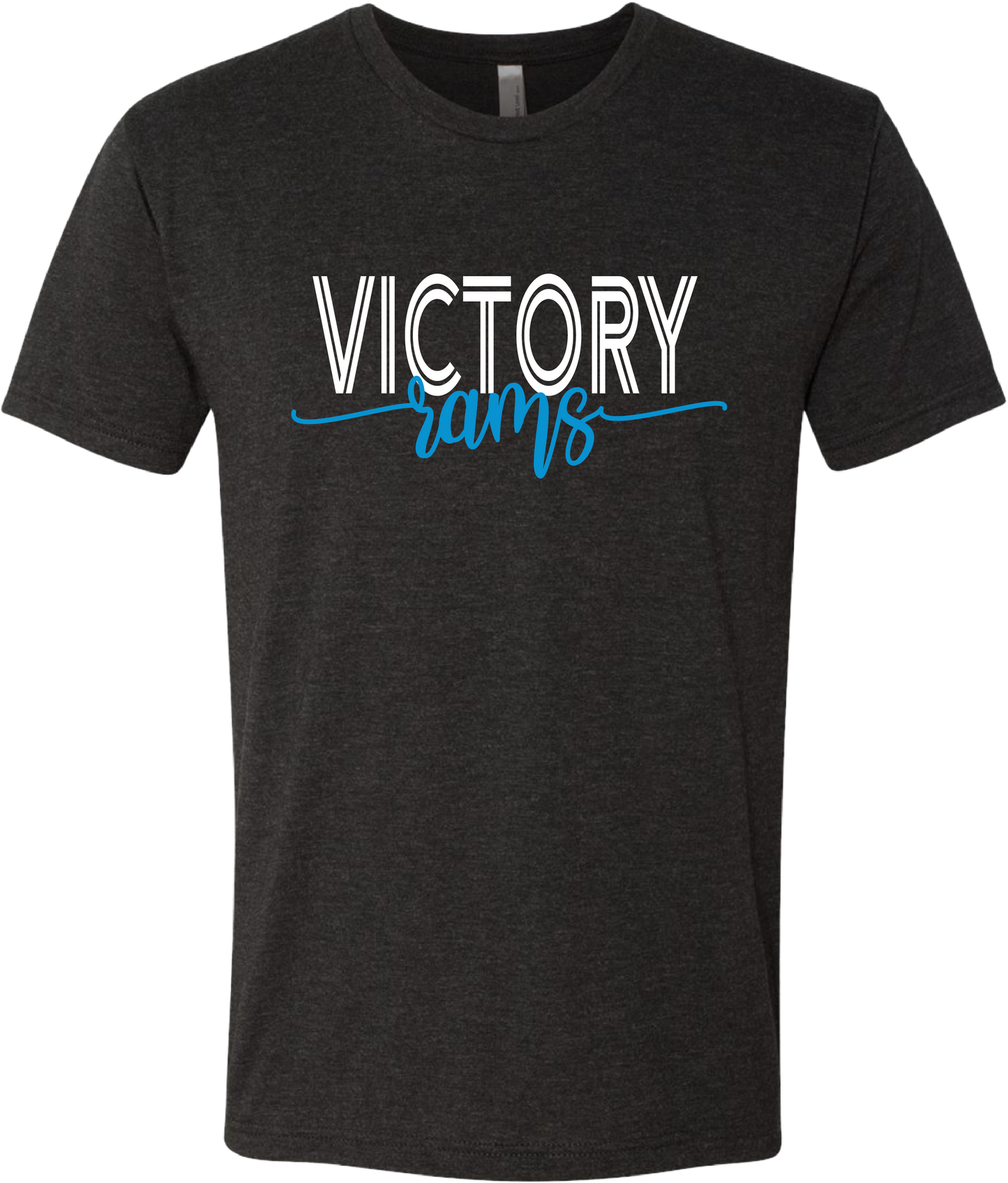 Victory Rams script design t-shirt