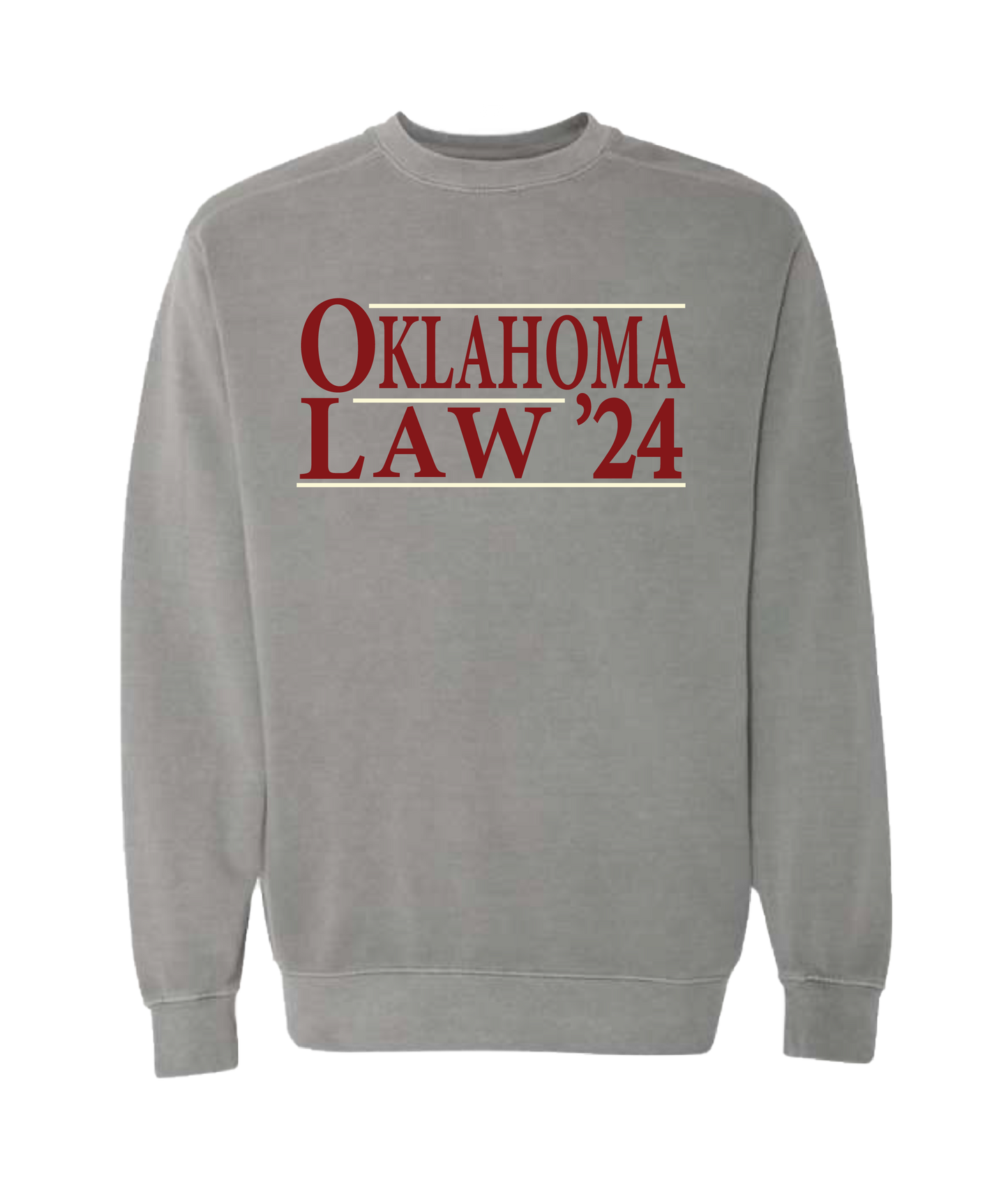 Oklahoma Law '24 campaign style (can customize year) sweatshirt