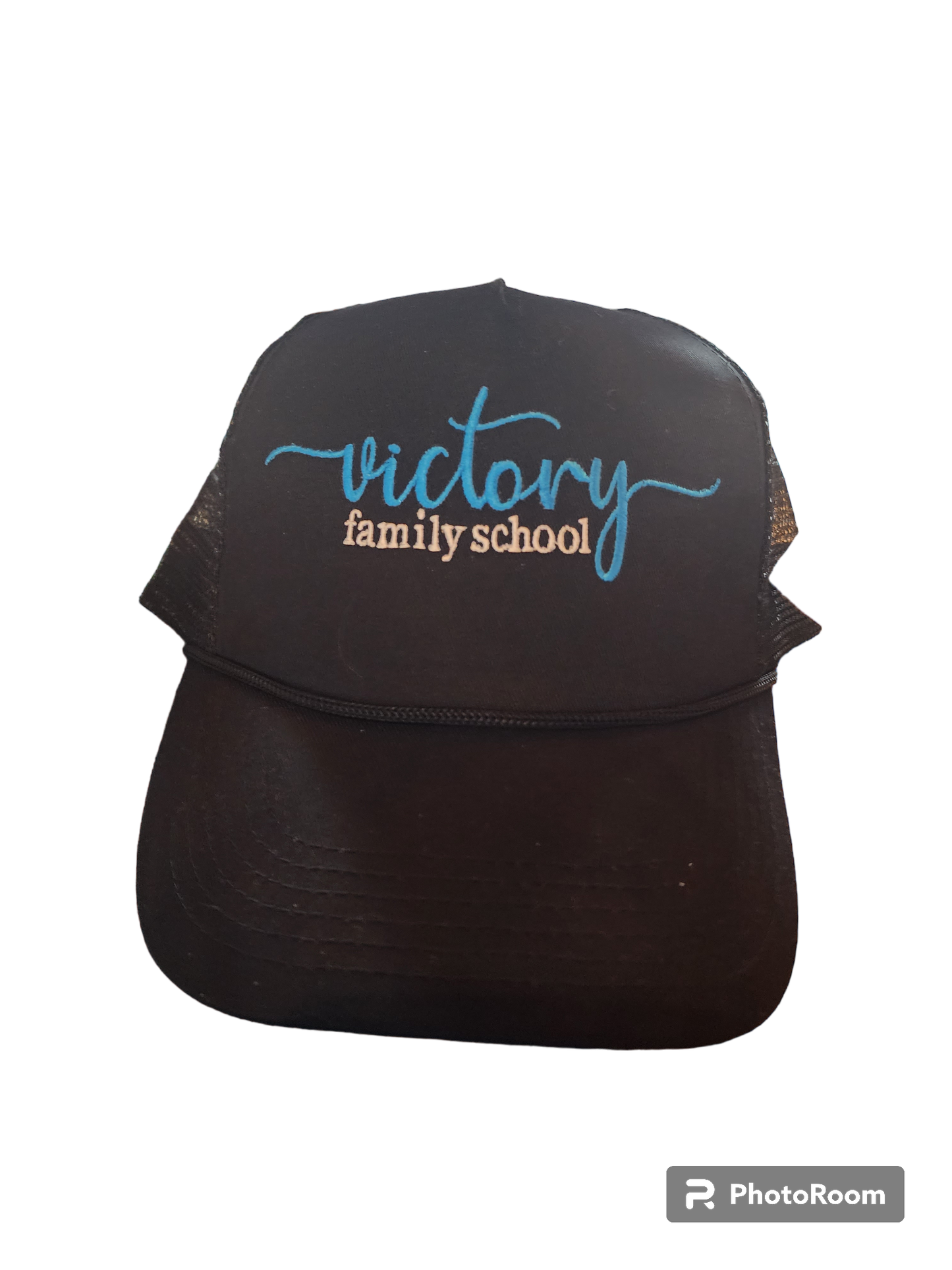 Victory script trucker hat