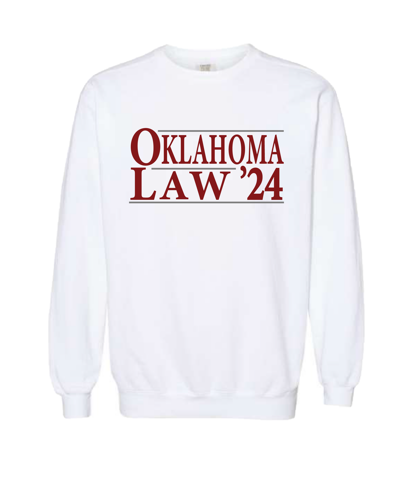 Oklahoma Law '24 campaign style (can customize year) sweatshirt