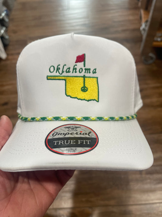 Oklahoma spring golf hat