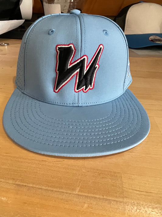 Wolves W The Game light blue hat
