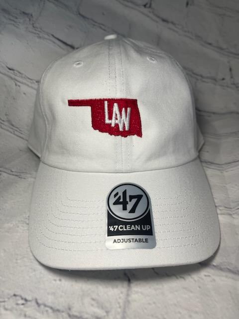 47 brand Oklahoma with interlocking Law logo hat