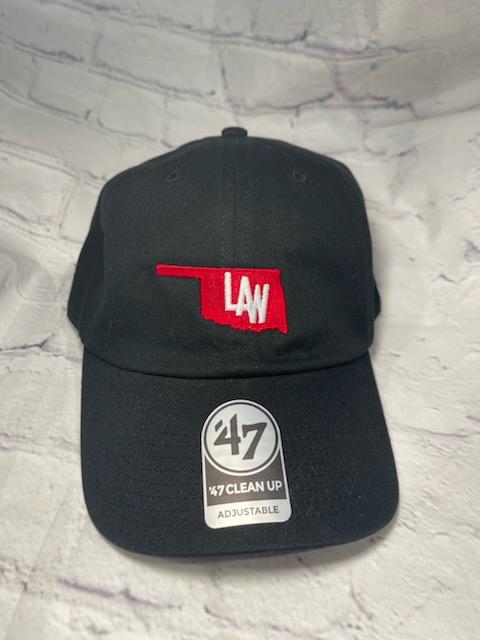47 brand Oklahoma with interlocking Law logo hat