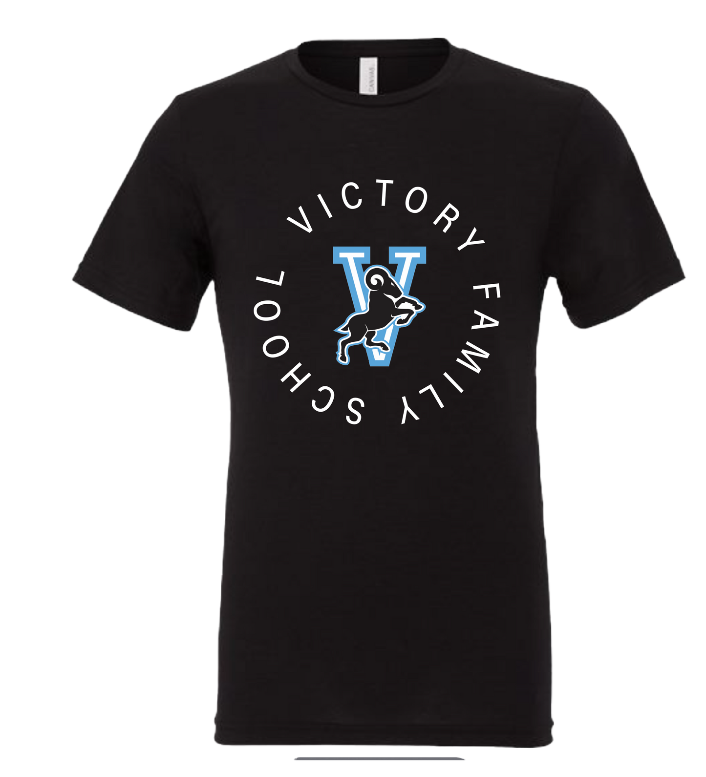 Victory Family School athletic V t-shirt