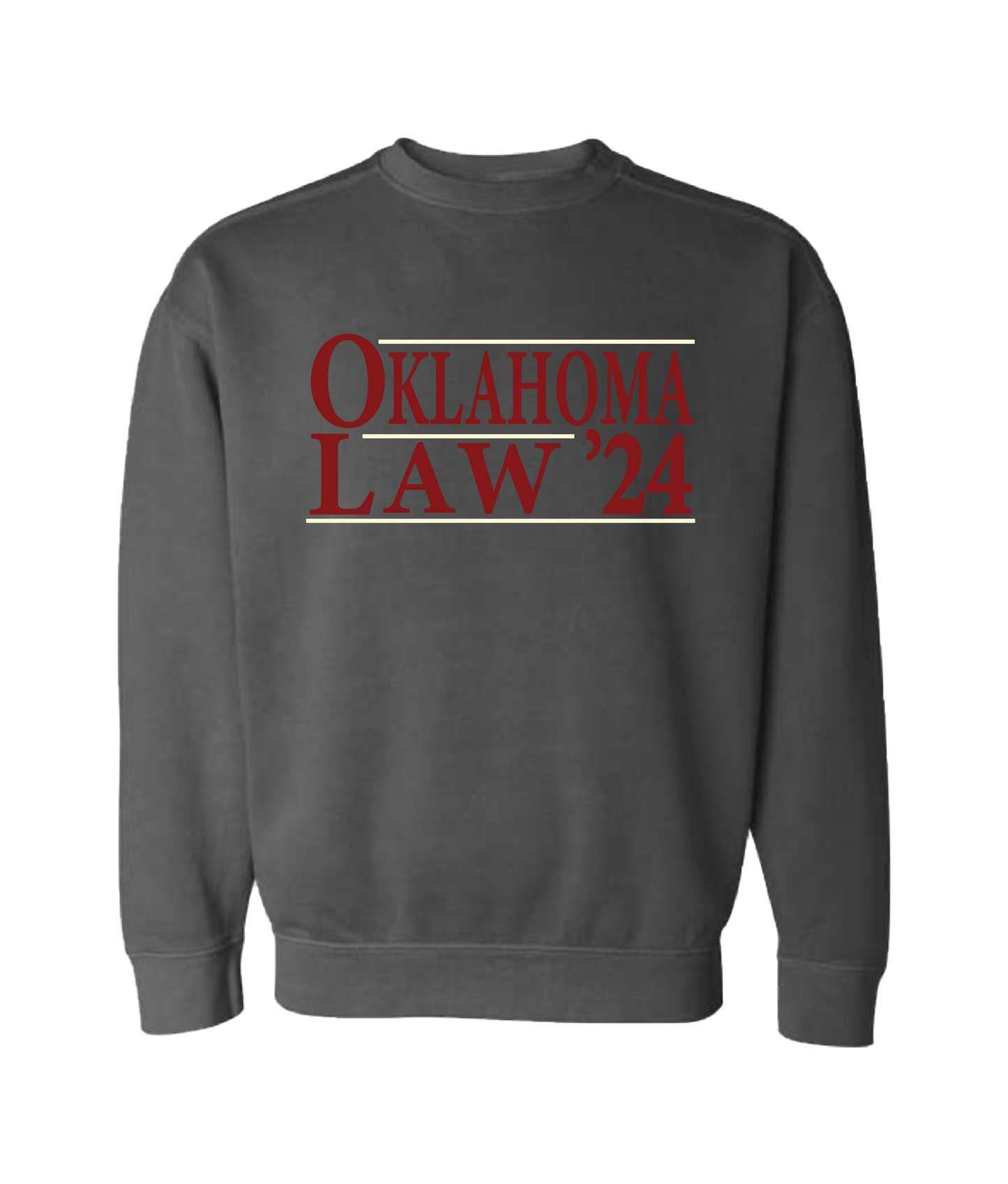 Oklahoma Law '24 campaign style (can customize year) sweatshirt